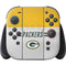 NFL Green Bay Packers White Striped Nintendo Switch 2 (2025) Joy-Con Controller Skin
