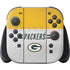 NFL Green Bay Packers White Striped Nintendo Switch 2 (2025) Joy-Con Controller Skin