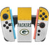 NFL Green Bay Packers White Striped Nintendo Switch 2 (2025) Joy-Con Controller Skin