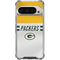 NFL Green Bay Packers White Striped Pixel 9/9 Pro Clear Case