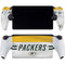 NFL Green Bay Packers White Striped PlayStation Portal Remote Player Skin
