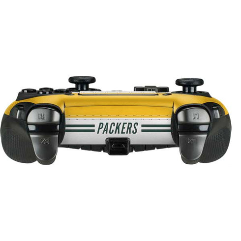 NFL Green Bay Packers White Striped PlayStation Scuf Vantage 2 Controller Skin