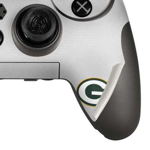NFL Green Bay Packers White Striped PlayStation Scuf Vantage 2 Controller Skin