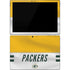 NFL Green Bay Packers White Striped Surface Pro 7 Skin
