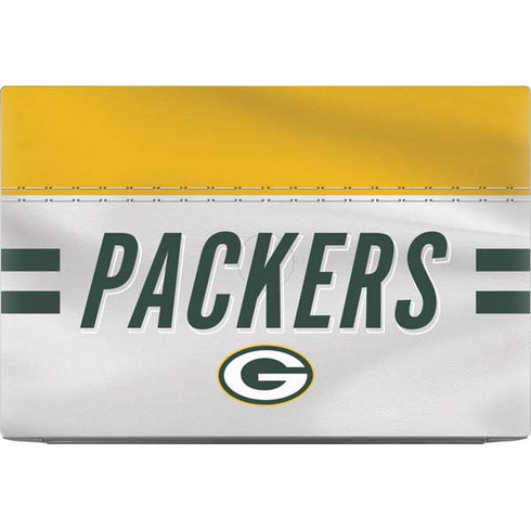 NFL Green Bay Packers White Striped Dell XPS Skin