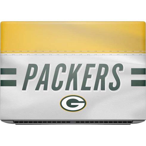 NFL Green Bay Packers White Striped HP ZBook Fury 16 G10 Skin
