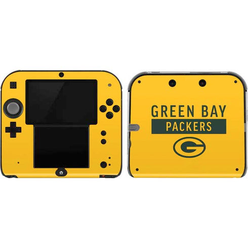 NFL Green Bay Packers Yellow Performance Series Nintendo Skins