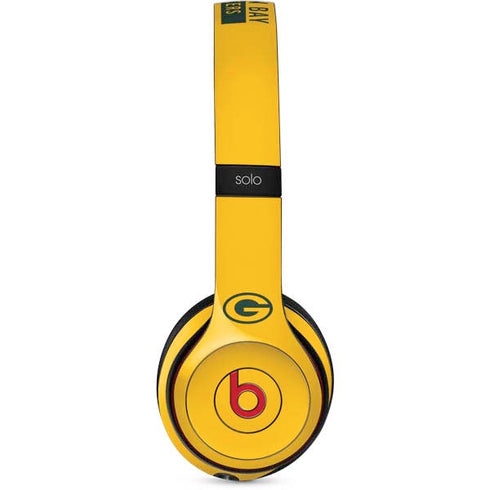 NFL Green Bay Packers Yellow Performance Series Beats Solo 3 Wireless Skin