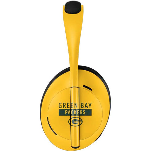 NFL Green Bay Packers Yellow Performance Series Bose Noise Cancelling Headphones 700 Skin
