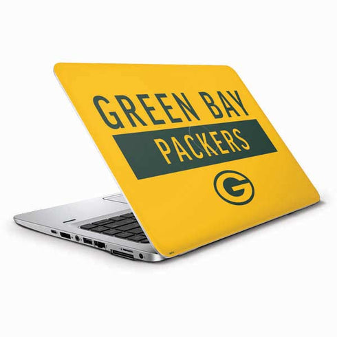 NFL Green Bay Packers Yellow Performance Series HP Elitebook Skin