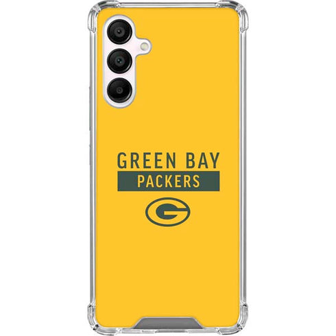 NFL Green Bay Packers Yellow Performance Series Galaxy A16 5G Clear Case