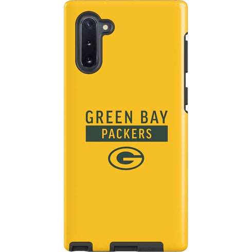 NFL Green Bay Packers Yellow Performance Series Galaxy Cases