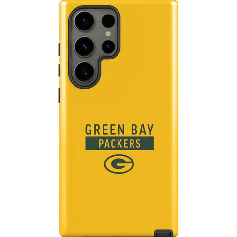 NFL Green Bay Packers Yellow Performance Series Galaxy S23 Ultra Pro Case