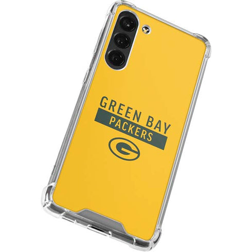 NFL Green Bay Packers Yellow Performance Series Galaxy S24 FE Clear Case
