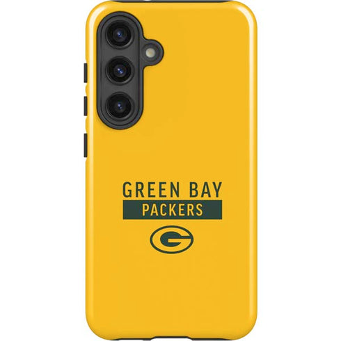 NFL Green Bay Packers Yellow Performance Series Galaxy S25 Impact Case
