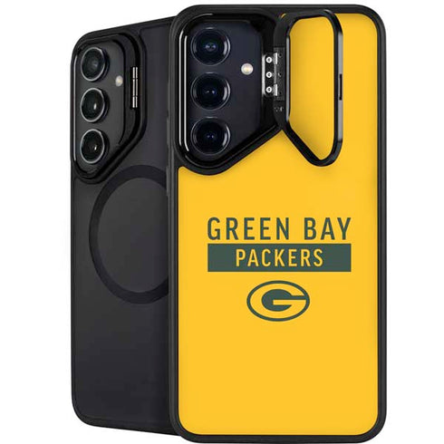 NFL Green Bay Packers Yellow Performance Series Galaxy S25 Kickstand Case