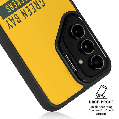 NFL Green Bay Packers Yellow Performance Series Galaxy S25 Kickstand Case