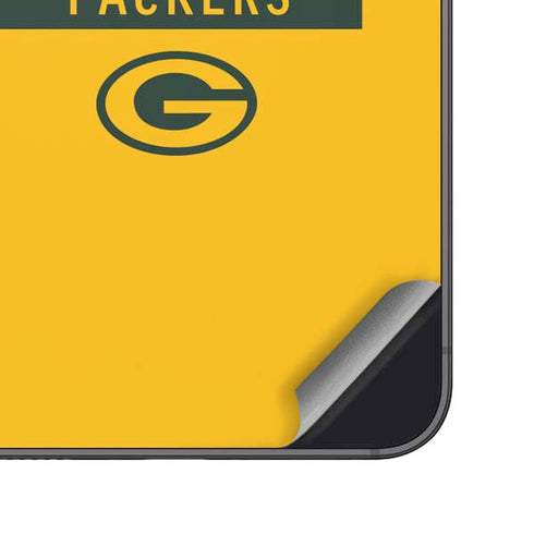 NFL Green Bay Packers Yellow Performance Series Galaxy S24 Skin
