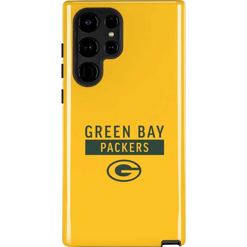 NFL Green Bay Packers Yellow Performance Series Galaxy S25 Ultra Impact Case