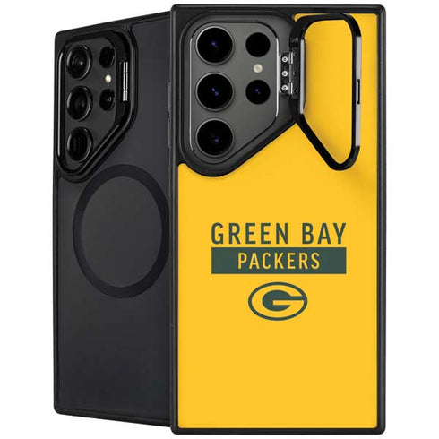 NFL Green Bay Packers Yellow Performance Series Galaxy S25 Ultra Kickstand Case