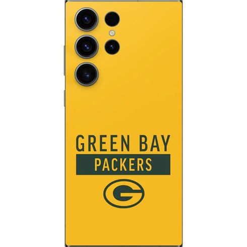 NFL Green Bay Packers Yellow Performance Series Galaxy S24 Ultra Skin