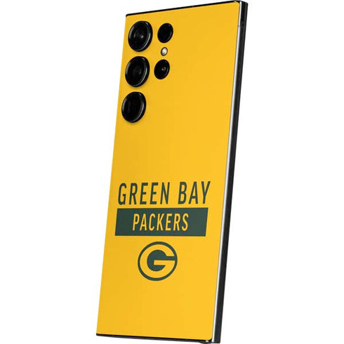 NFL Green Bay Packers Yellow Performance Series Galaxy S24 Ultra Skin