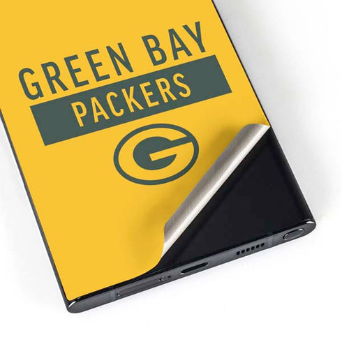 NFL Green Bay Packers Yellow Performance Series Galaxy S24 Ultra Skin