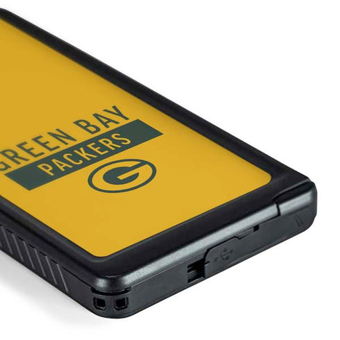 NFL Green Bay Packers Yellow Performance Series Galaxy S24 Ultra Waterproof Case