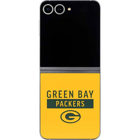 NFL Green Bay Packers Yellow Performance Series Galaxy Z Flip6 Skin