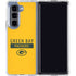 NFL Green Bay Packers Yellow Performance Series Galaxy Z Fold5 5G Clear Case