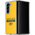 NFL Green Bay Packers Yellow Performance Series Galaxy Z Fold5 5G Clear Case