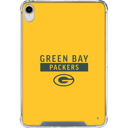 NFL Green Bay Packers Yellow Performance Series iPad 11th Gen (2025) Clear Case