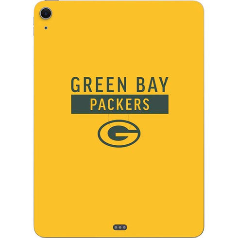 NFL Green Bay Packers Yellow Performance Series Apple iPad Air Skin