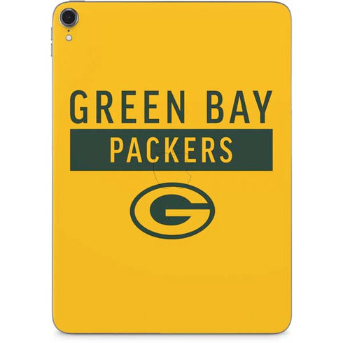 NFL Green Bay Packers Yellow Performance Series Apple iPad Pro Skin