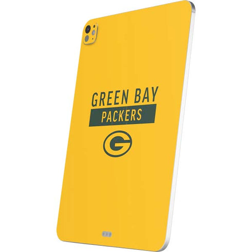 NFL Green Bay Packers Yellow Performance Series iPad Pro 13in M4 (2024) Skin
