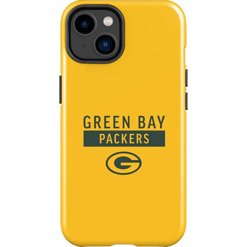 NFL Green Bay Packers Yellow Performance Series iPhone 15 Impact Case