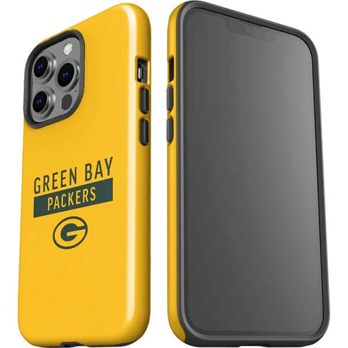 NFL Green Bay Packers Yellow Performance Series iPhone 15 Pro Impact Case