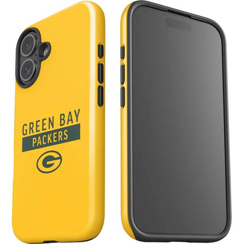 NFL Green Bay Packers Yellow Performance Series iPhone 16 Plus Impact Case