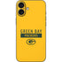 NFL Green Bay Packers Yellow Performance Series iPhone 16 Plus Skin