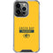 NFL Green Bay Packers Yellow Performance Series iPhone 16 Pro Clear Case