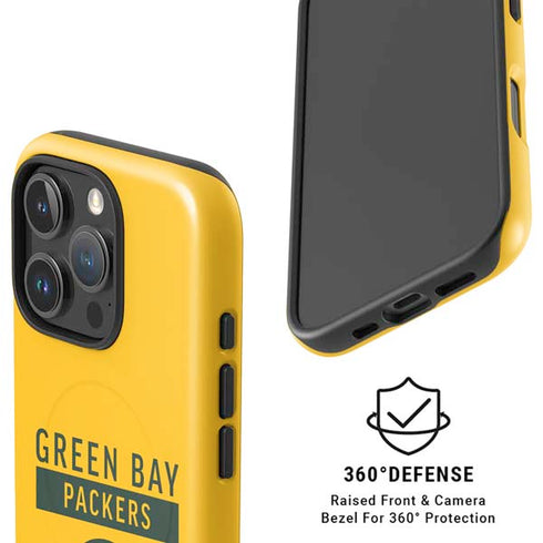 NFL Green Bay Packers Yellow Performance Series iPhone 16 Pro Magsafe Impact Case