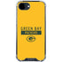 NFL Green Bay Packers Yellow Performance Series iPhone 16e Clear Case