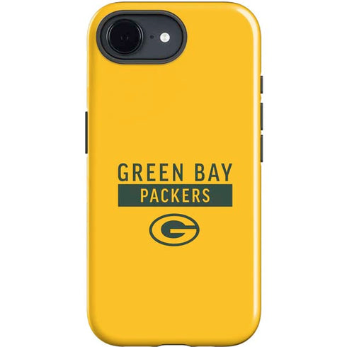 NFL Green Bay Packers Yellow Performance Series iPhone 16e Impact Case