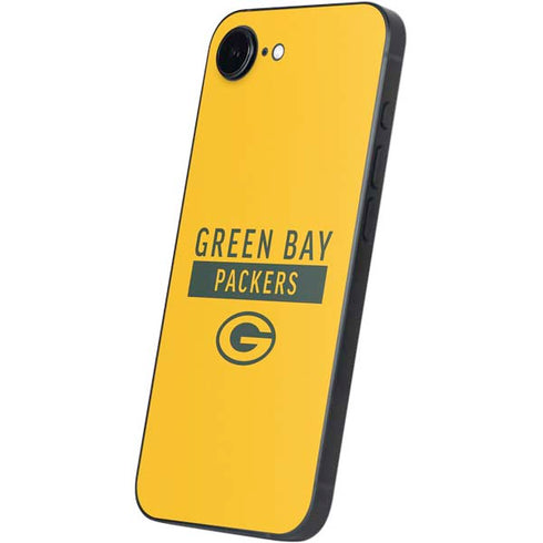 NFL Green Bay Packers Yellow Performance Series iPhone 16e Skin