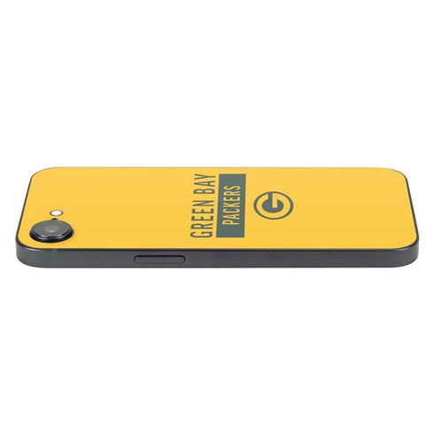 NFL Green Bay Packers Yellow Performance Series iPhone 16e Skin