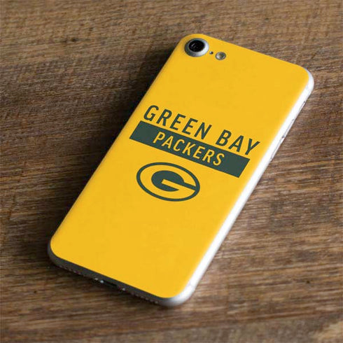 NFL Green Bay Packers Yellow Performance Series iPhone 8 Skin