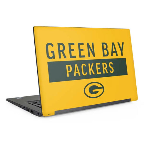 NFL Green Bay Packers Yellow Performance Series Dell Latitude Skin