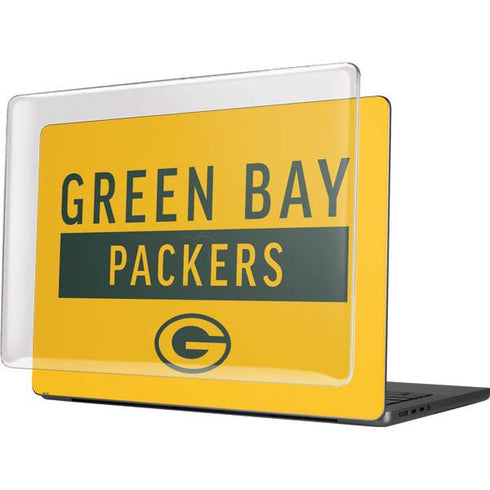 NFL Green Bay Packers Yellow Performance Series MacBook Pro 14in (2021-24) Case plus Skin