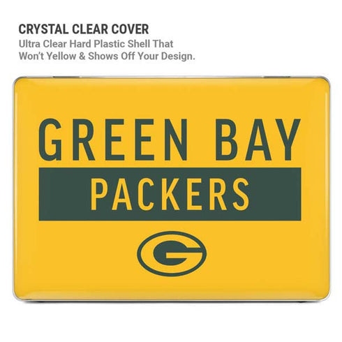 NFL Green Bay Packers Yellow Performance Series MacBook Pro 14in (2021-24) Case plus Skin