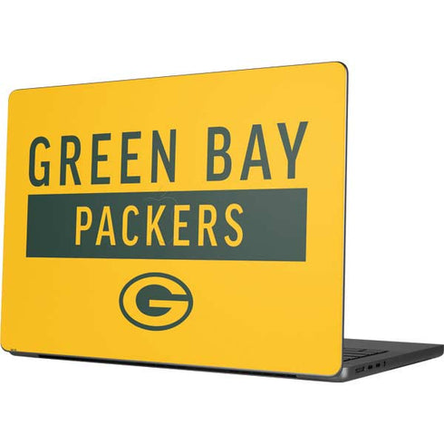 NFL Green Bay Packers Yellow Performance Series Apple MacBook Pro 14-inch Skin